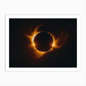 Solar Eclipse - Solar Eclipse Stock Videos & Royalty-Free Footage Art Print