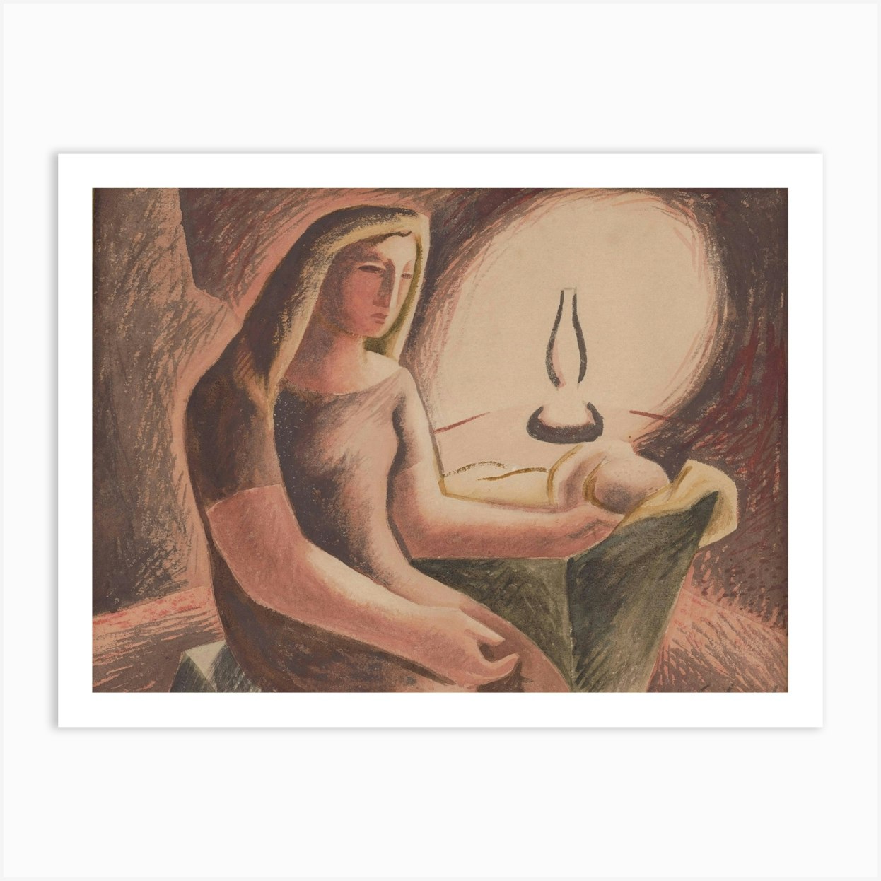 Above The Cradle, Mikuláš Galanda Art Print by Fy! Classic Art Prints and Posters