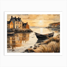 European Coastal Painting (210) Art Print