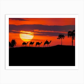 Egyptian Sunset Art Print