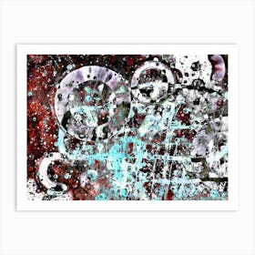 Abstraction Modern Acrylic Art Art Print