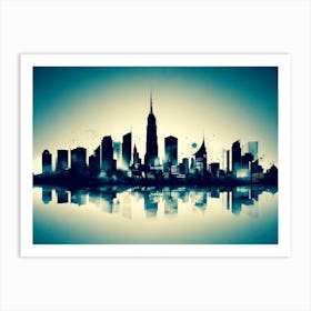 New York City Skyline 47 Art Print