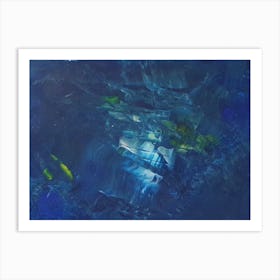 Abstract Oceanscape  Art Print