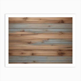 Wood Plank Background Art Print