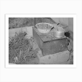 Untitled Photo, Possibly Related To Cook Stove In Tent Home Of Young Farmer And His Wife, Vale Owyhee Art Print