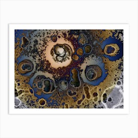 Alcohol Ink Abstract Galaxy Art Print