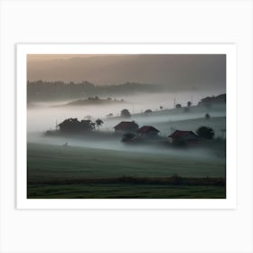 Misty Morning 13 Art Print