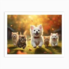 Cute Kittens 5 Art Print