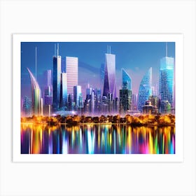 Futuristic Cityscape 31 Art Print