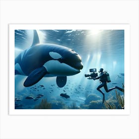 Orca Whale 1 Art Print