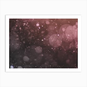 Abstract Light Bokeh Art Print