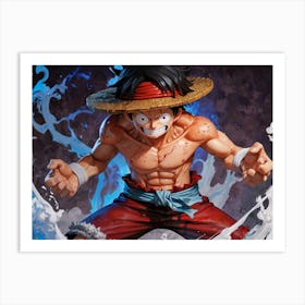 One Piece Figure Art Print