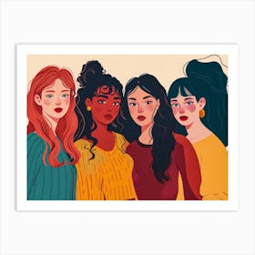 Group Of Women 10 Art Print