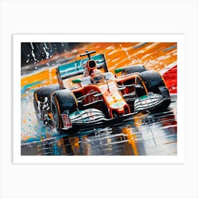 Mercedes F1 Art Print