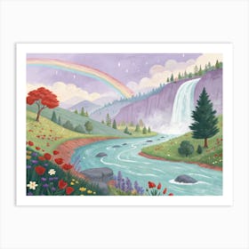 Rainbow River 1 Art Print