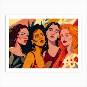 Women Of Color 11 Art Print