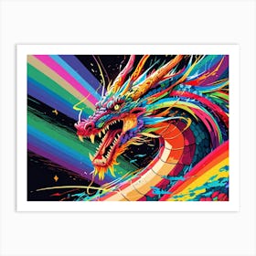 Dragon Painting 2 Art Print