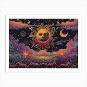 Sun In The Sky Art Print