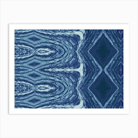 Blue Wave Art Print