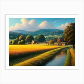 Landscape Painting 187 Art Print