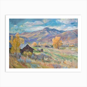 Western Landscapes Wyoming 3 Art Print