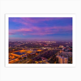 San Donato Milanese Al tramonto Stampe arte Art Print