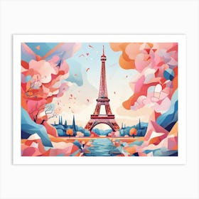 Paris Eiffel Tower 13 Art Print