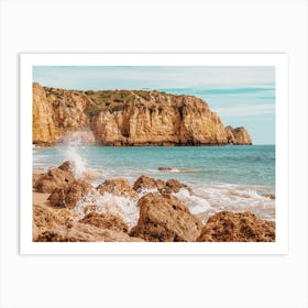 Portugal Crashing Waves Art Print