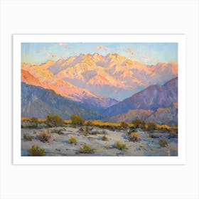 Western Sunset Landscapes Sierra Nevada 3 Art Print