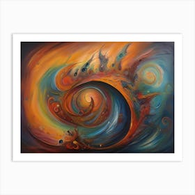 Swirling Vortex Art Print