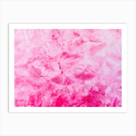 Abstract Pink Paint Texture Art Print