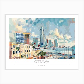 Ottawa Cityscape 4 Art Print