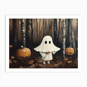 Ghost In The Woods 8 Art Print