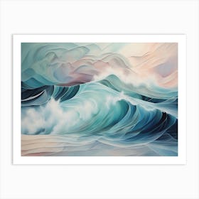 Ocean Waves Art Print