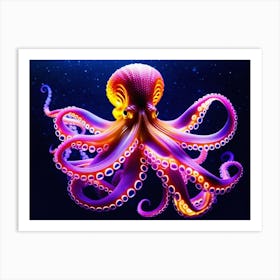 Cosmic Octopus 4 Art Print