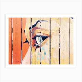 Teardrops On A Fence Art Print