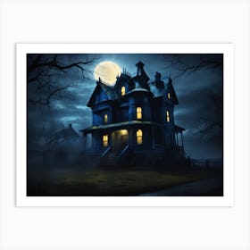 Haunted House Art Print