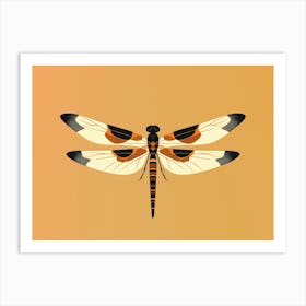 Dragonfly Halloween Pennat Celithemis 4 Art Print