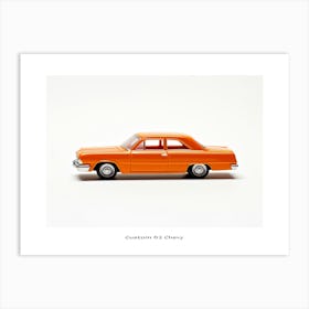 Toy Car Custom 62 Chevy Orange 2 Poster Art Print