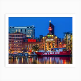 The Chesapeake Lightship Art Print