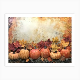 The Pumpkin Harvest 17 Art Print