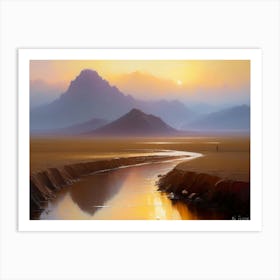 Desert Reflections Art Print