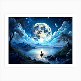 Moonlight Serenade (7) Art Print