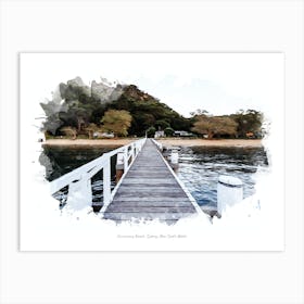 Currawong Beach, Sydney, New South Wales Art Print