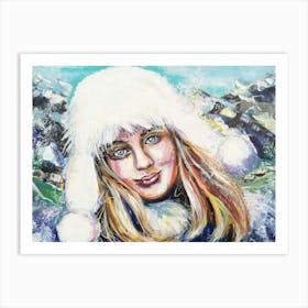 Frozen Beauty Art Print