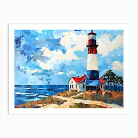 Contemporary Lighthouse 7 Art Print