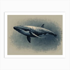 Humpback Whale Art Print