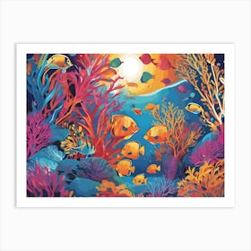 Under The Sea 1 Art Print