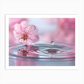 Water Drop Art Print