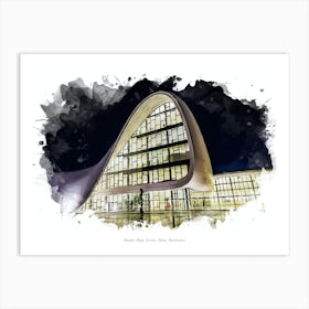 Heydar Aliyev Center, Baku, Azerbaijan Art Print